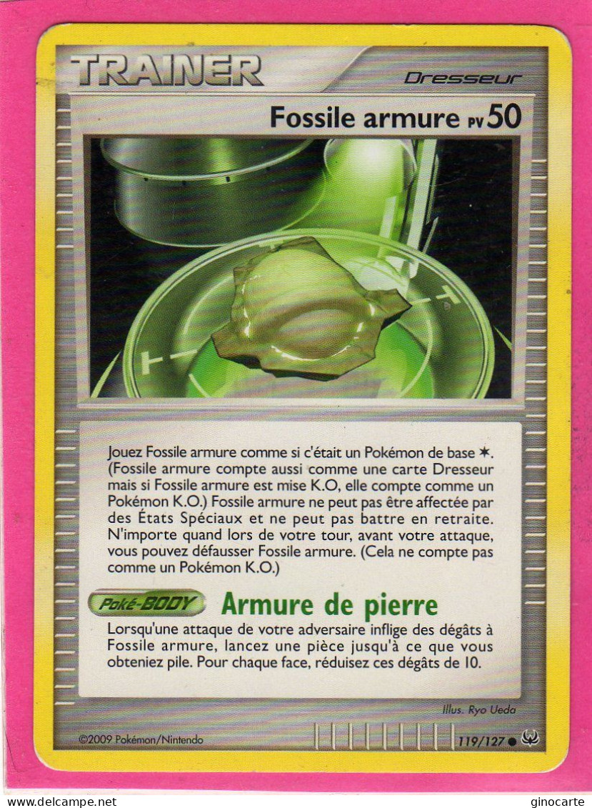 Carte Pokemon 2009 Platine 119/127 Fossile Armure Occasion - Platine