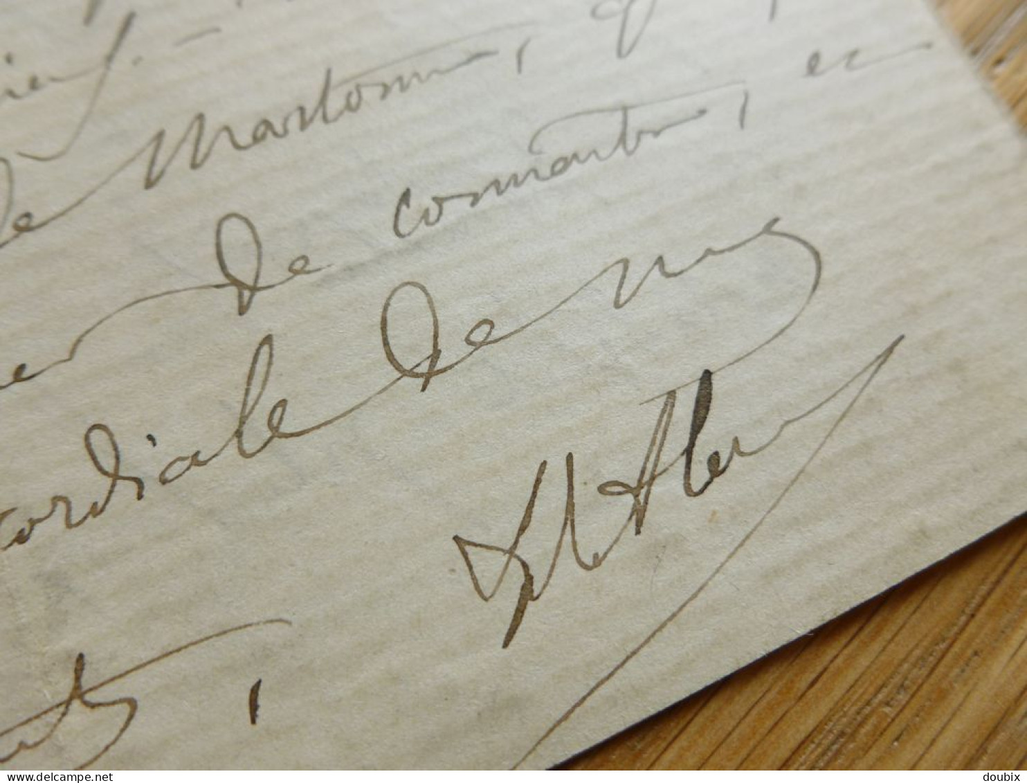 Jules Emile ALAUX (1828-1903) PHILOSOPHE. Professeur Vendôme, Faculté ALGER ... 4 x AUTOGRAPHE