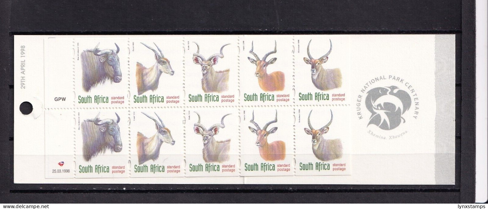 SA02 South Africa 1998 Endangered Fauna Booklet - Markenheftchen