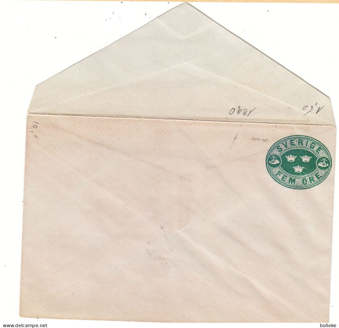 Suède - Lettre De 1890 - Entier Postal - - Covers & Documents