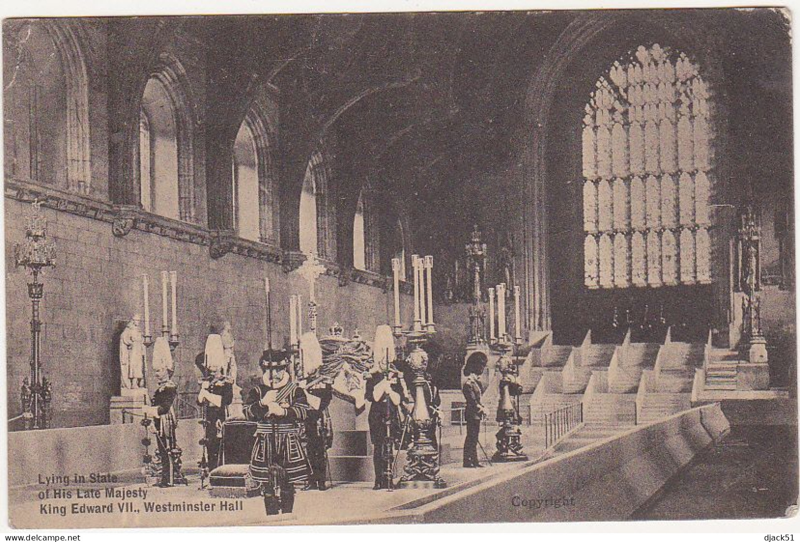 Royaume-Uni / Lying In State Of His Late Majesty King Edward VII, Westminster Hall - 1910 - Westminster Abbey