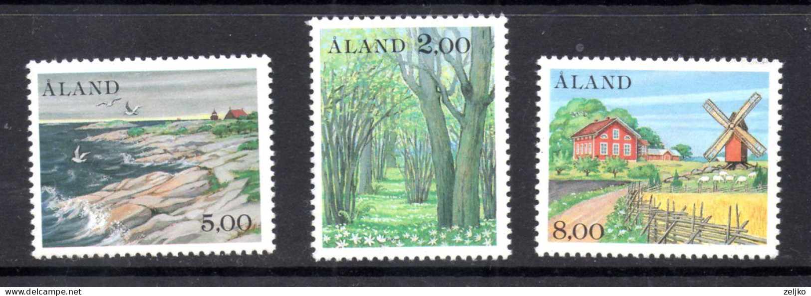 Aland 1985, MNH, Michel 11 - 13 - Aland