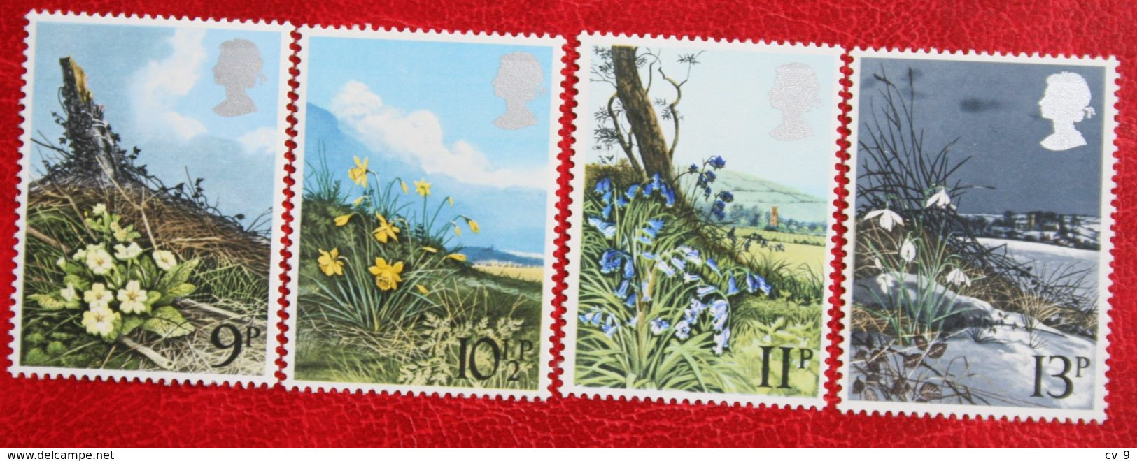 Wild Flowers Fleur Blumen (Mi 785-788) 1979 POSTFRIS MNH ** ENGLAND GRANDE-BRETAGNE GB GREAT BRITAIN - Ongebruikt