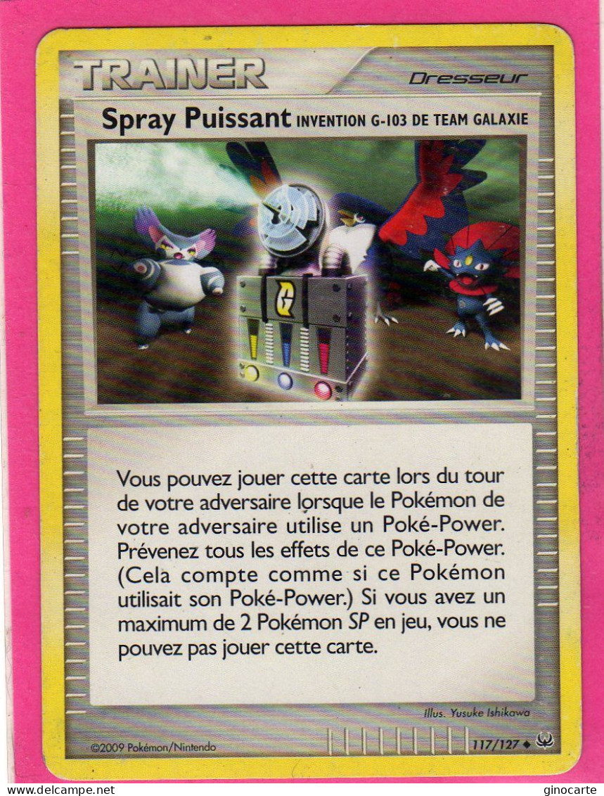Carte Pokemon 2009 Platine 117/127 Spray Puissant Occasion - Platin