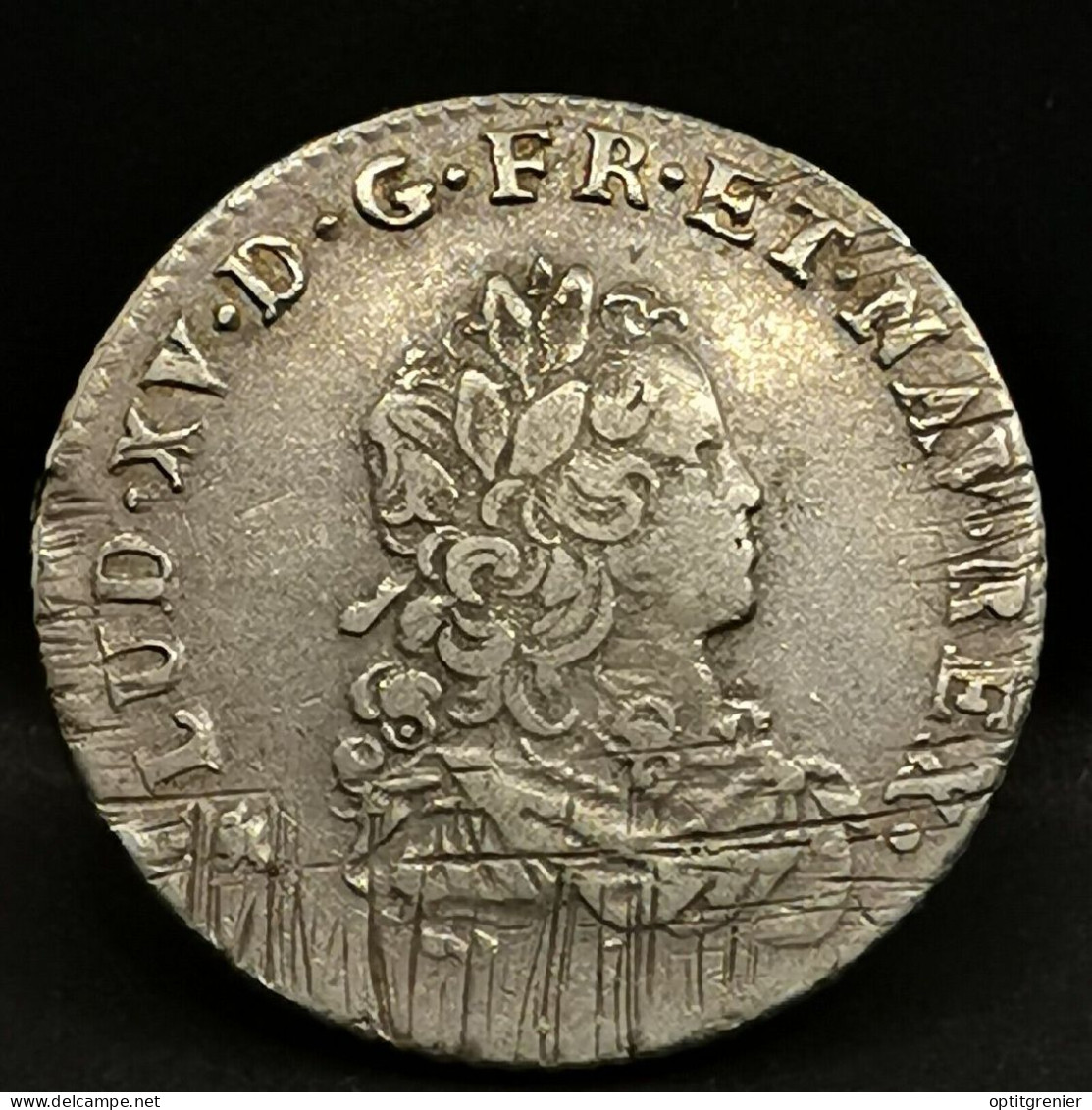 1/3 ECU DE FRANCE ARGENT LOUIS XV 1721 T NANTES 27mm 8.14g FRANCE / SILVER - 1715-1774 Luis XV El Bien Amado