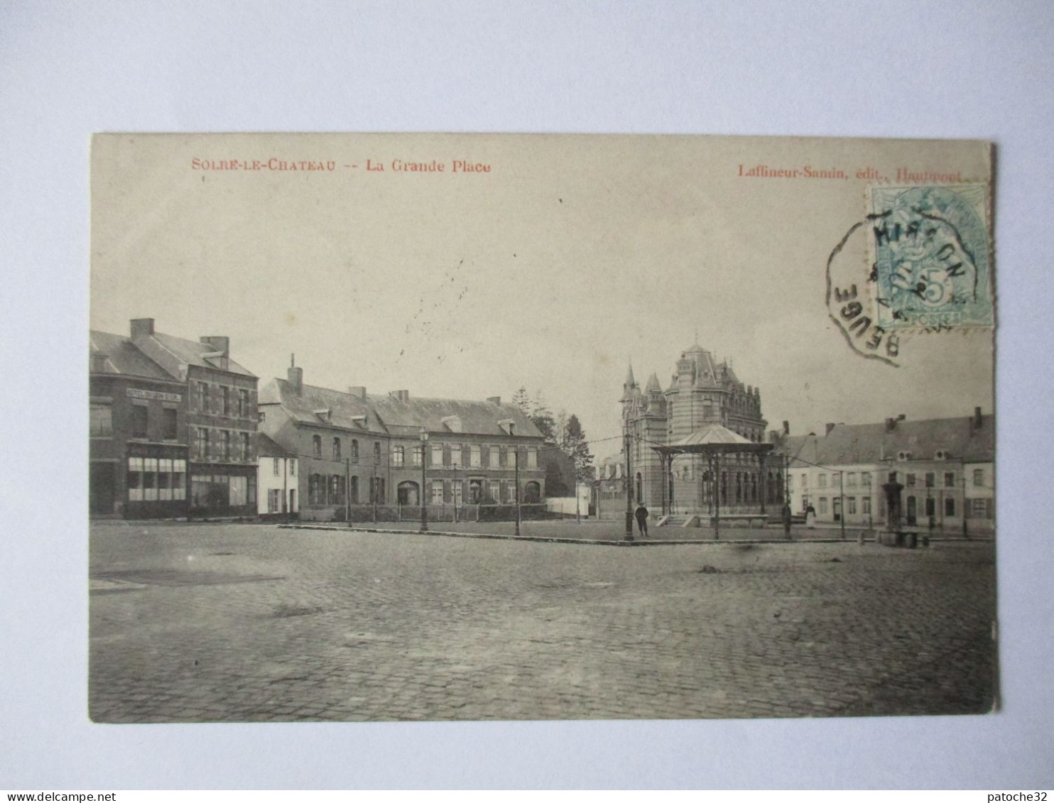 Cpa...Solre-le-Chateau...(nord)...la Grande Place...1904... - Solre Le Chateau