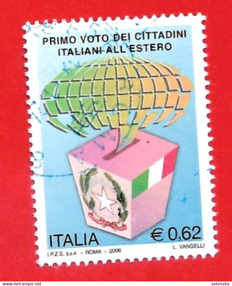2006 (2896) Primo Voto Dei Cittadini Italiani All'estero - Leggi Il Messaggio Del Venditore - 2001-10: Usados
