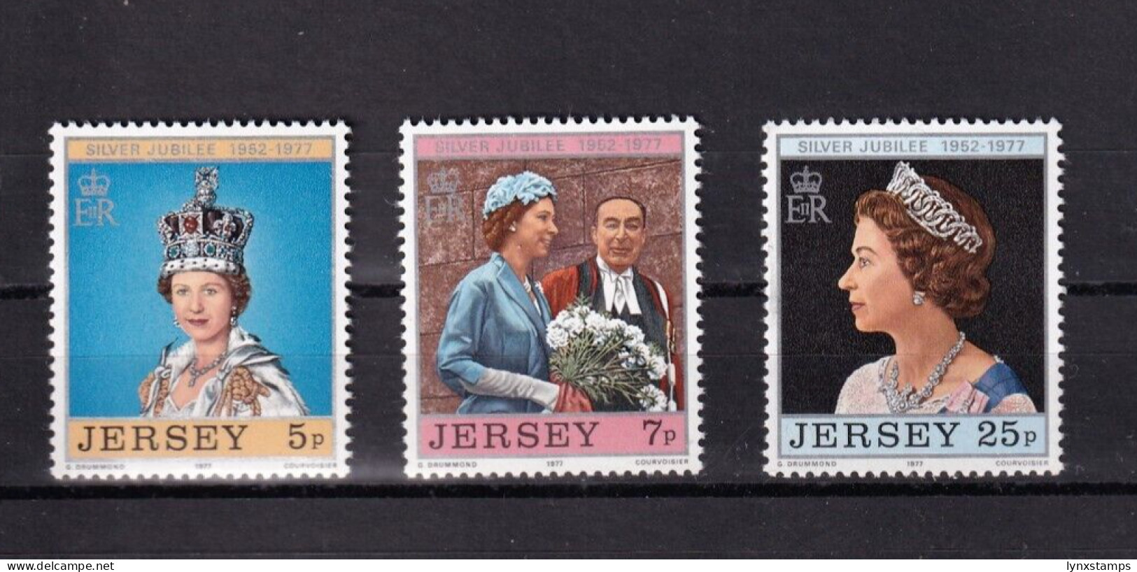 LI01 Jersey 1977 The 25th Anniversary Of The Coronation Of Queen Elizabeth II - Lokale Uitgaven