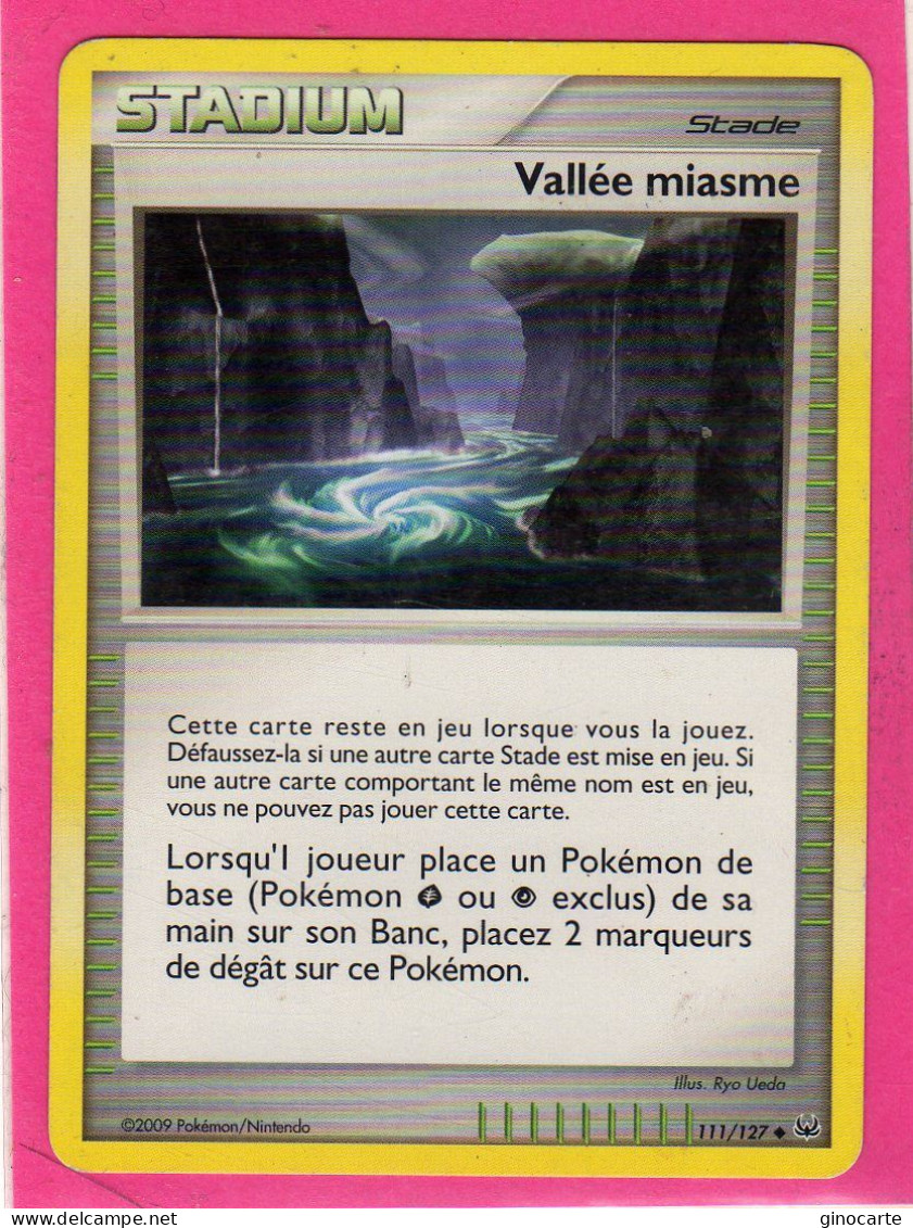 Carte Pokemon 2009 Platine 111/127 Vallee Miasme Bon Etat - Platino