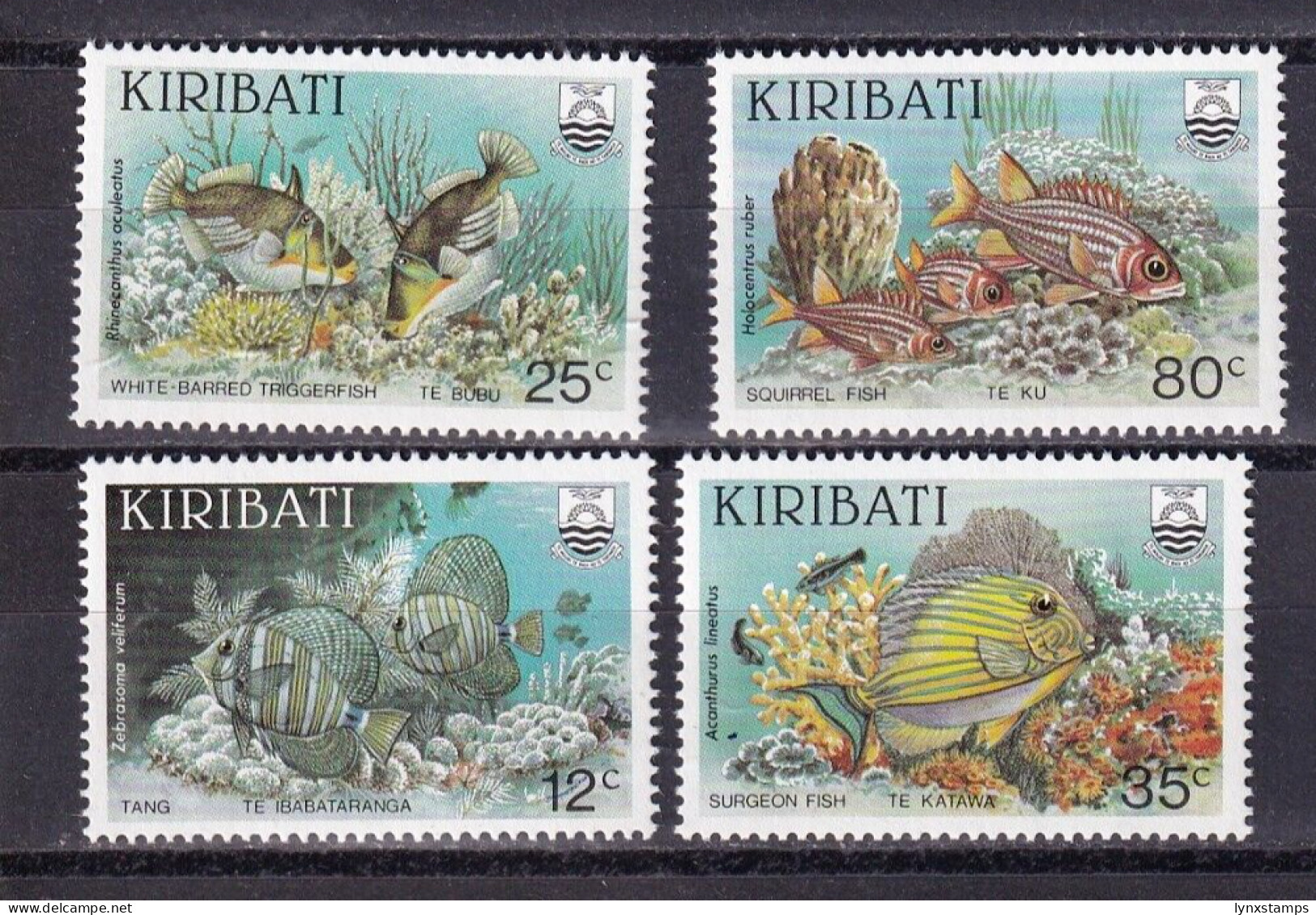 SA02 Kiribati 1985 Reef Fish Mint Stamps - Kiribati (1979-...)