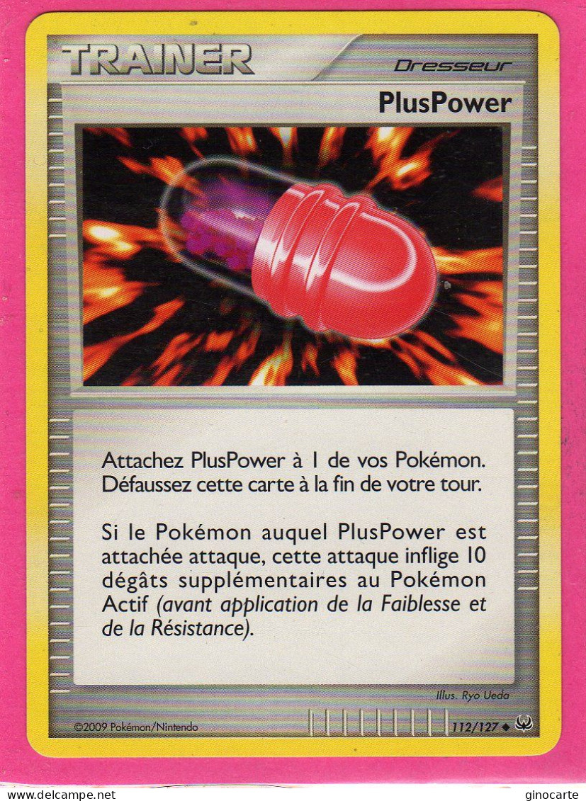 Carte Pokemon 2009 Platine 112/127 Pluspower Neuve - Platin