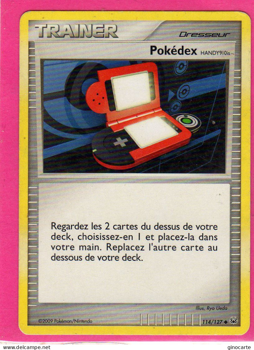 Carte Pokemon 2009 Platine 114/127 Pokedex Bon Etat - Platine