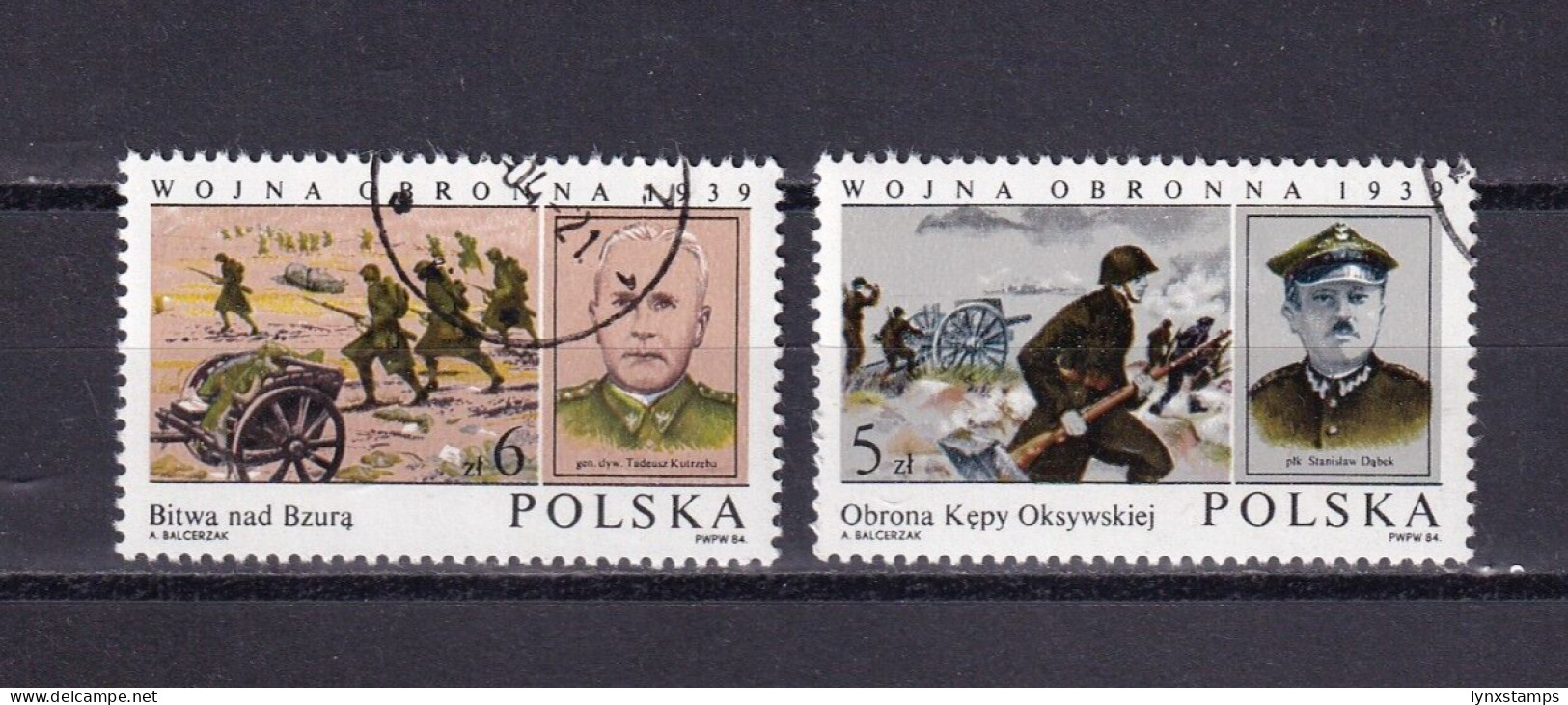 SA02 Poland 1984 45th Anniversary Of The Outbreak Of World War II Used Stamps - Used Stamps