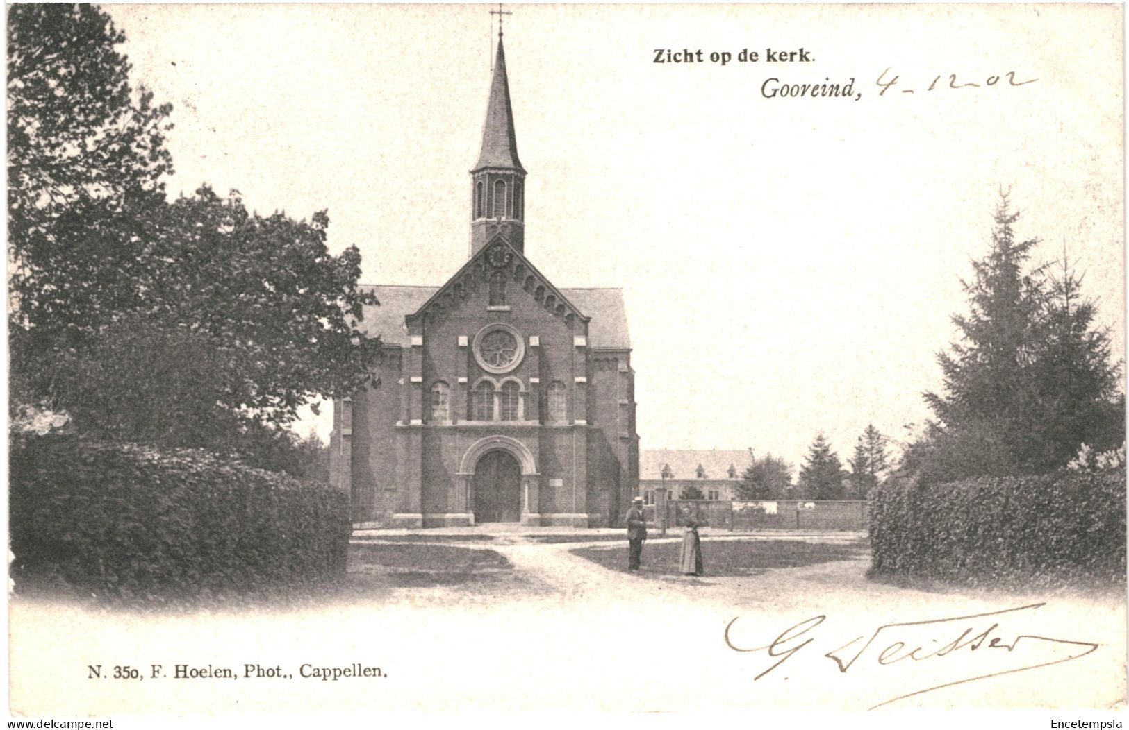 CPA Carte Postale Belgique Gooreind Zicht Op De Kerk 1902  VM78828ok - Brecht