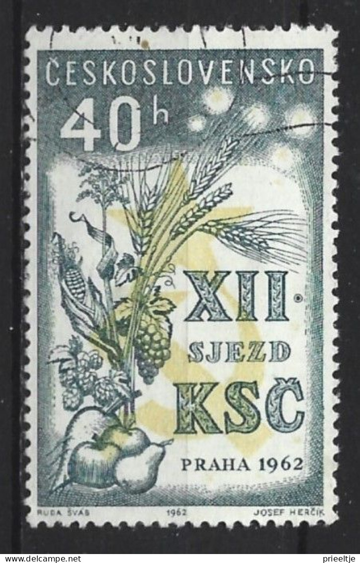 Ceskoslovensko 1962 XII Congress KSC  Y.T. 1243 (0) - Used Stamps