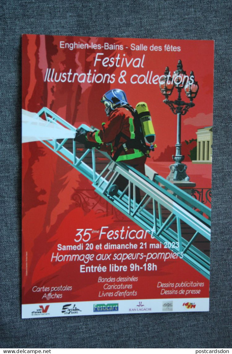 Fireman - Firemen - Modern Postcard -  - Bomberos , Uniform - Feuerwehr