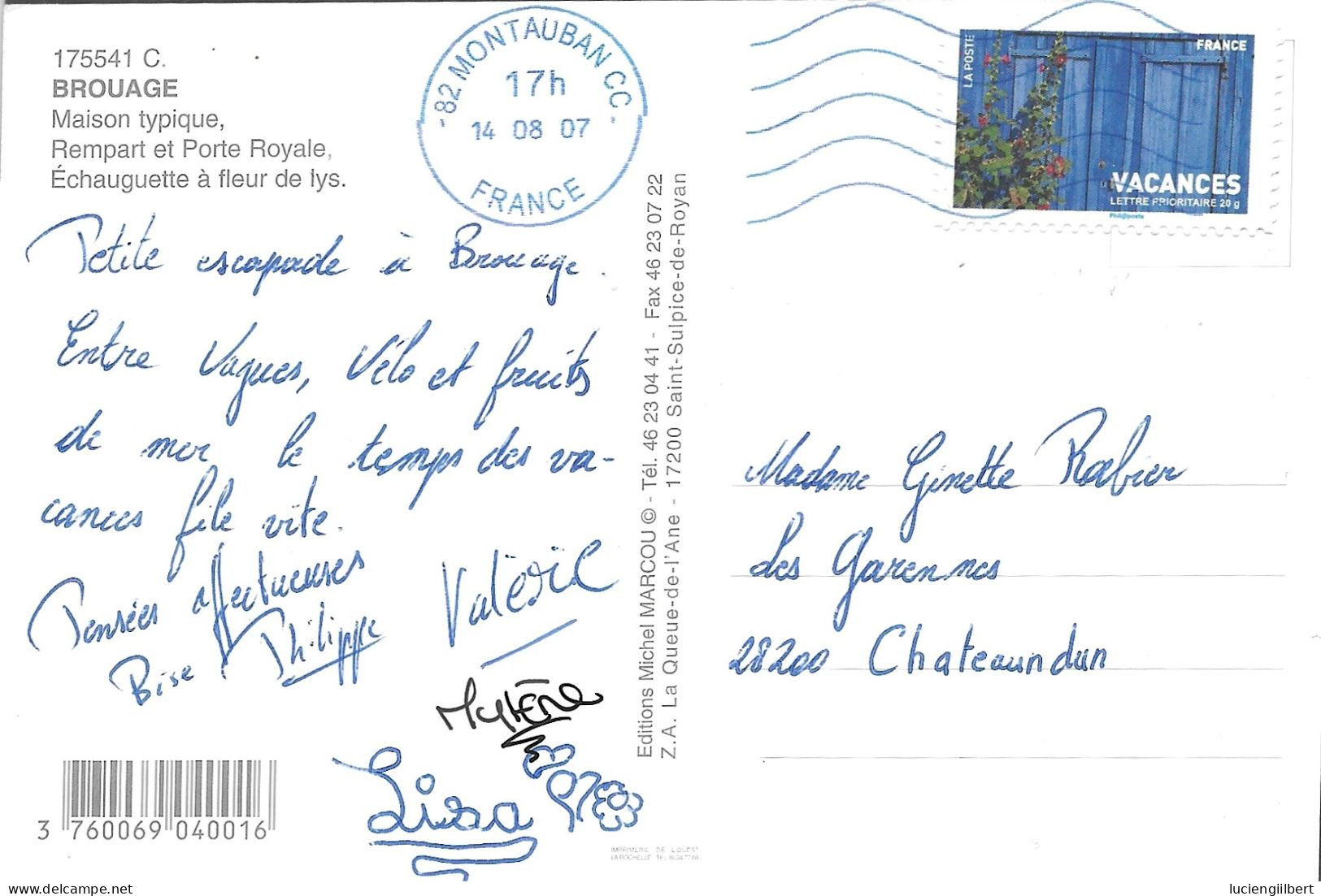 TIMBRE N° 118  -  ADHESIF    -  VACANCES     -  SEUL SUR LETTRE  -  AU TARIF - Lettres & Documents