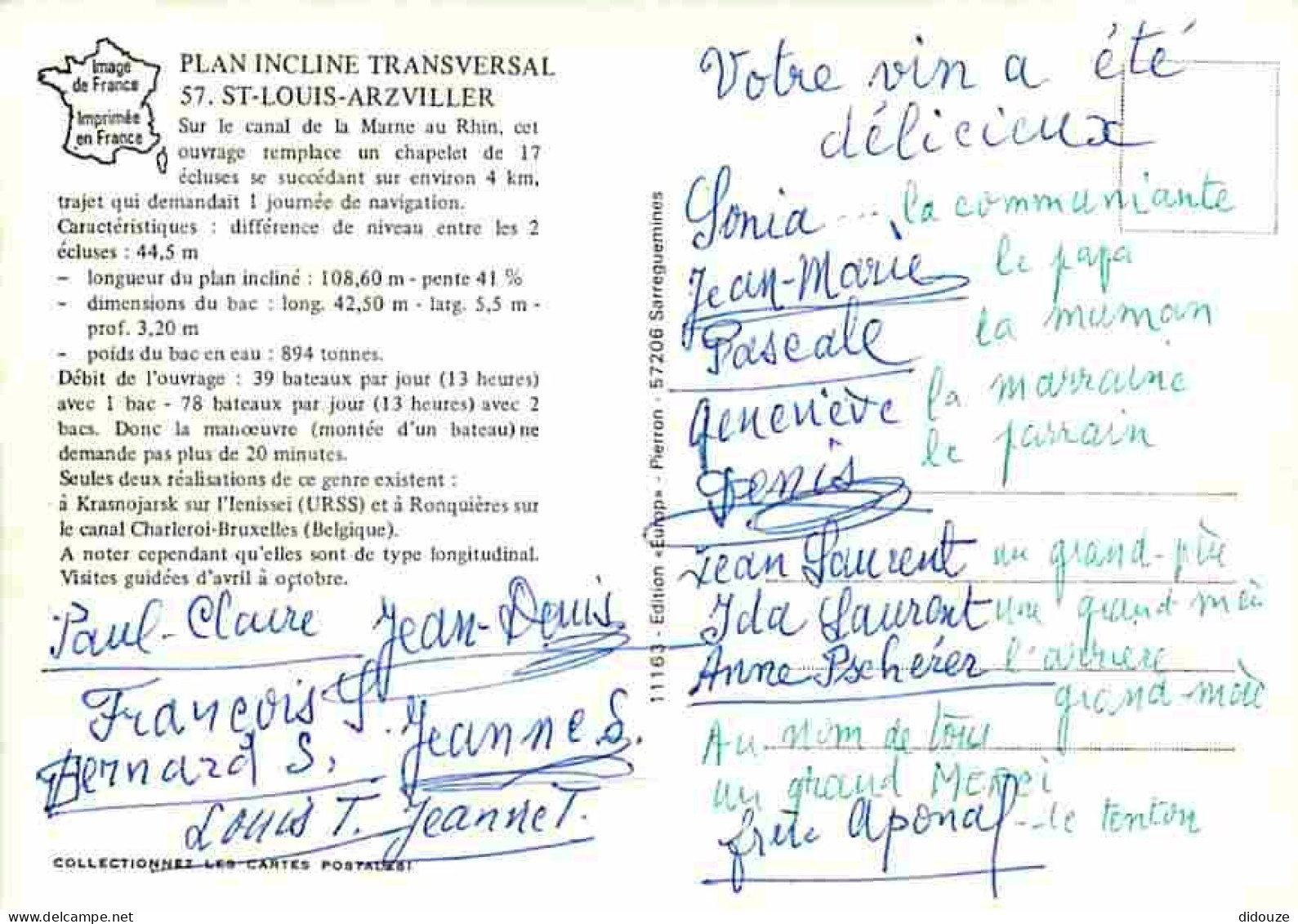 57 - Saint Louis - Arzviller - Le Plan Incliné Transversal - Ascenseur à Bateaux - CPM - Voir Scans Recto-Verso - Arzviller