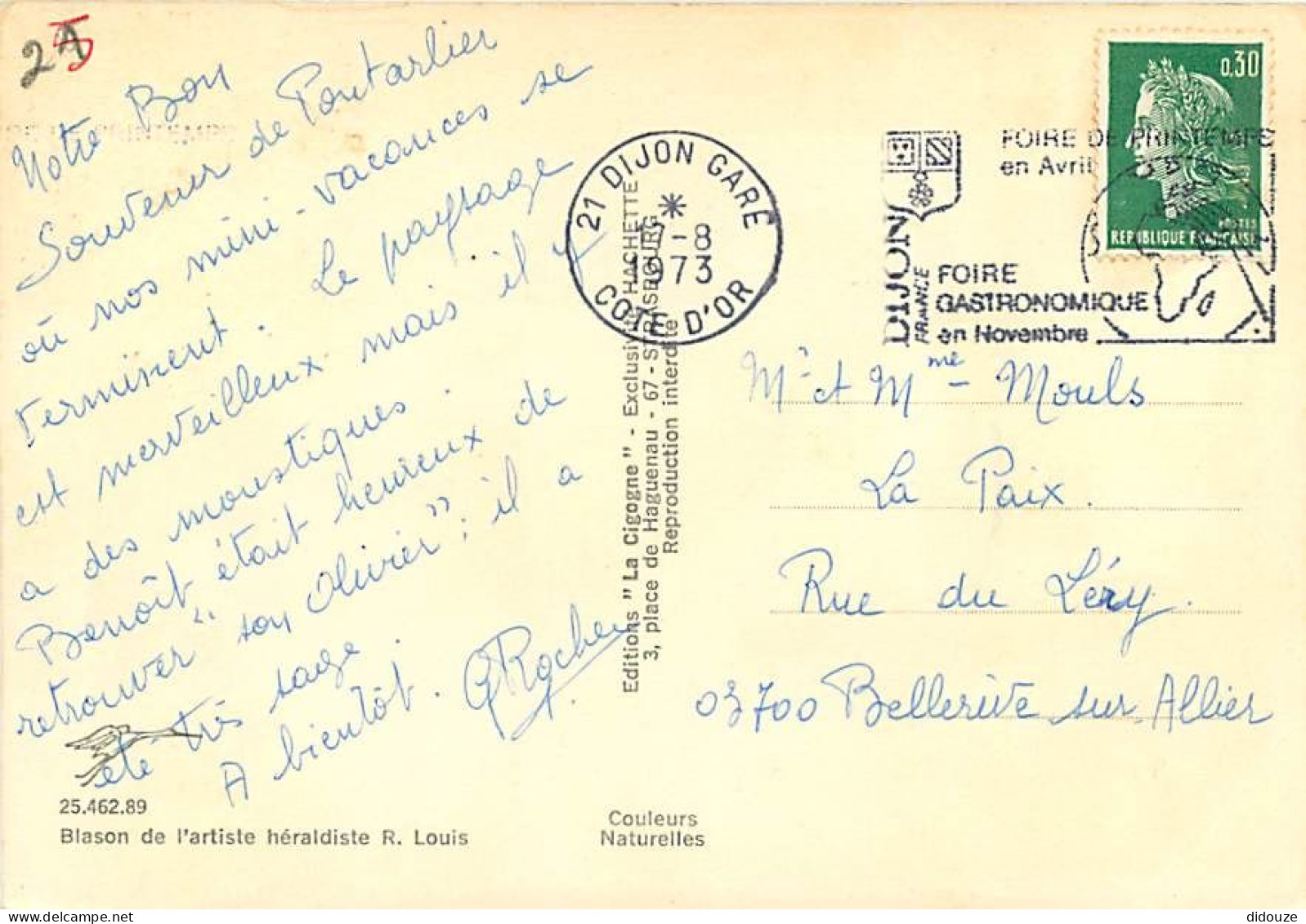 25 - Pontarlier - Multivues - Blasons - CPM - Voir Scans Recto-Verso - Pontarlier