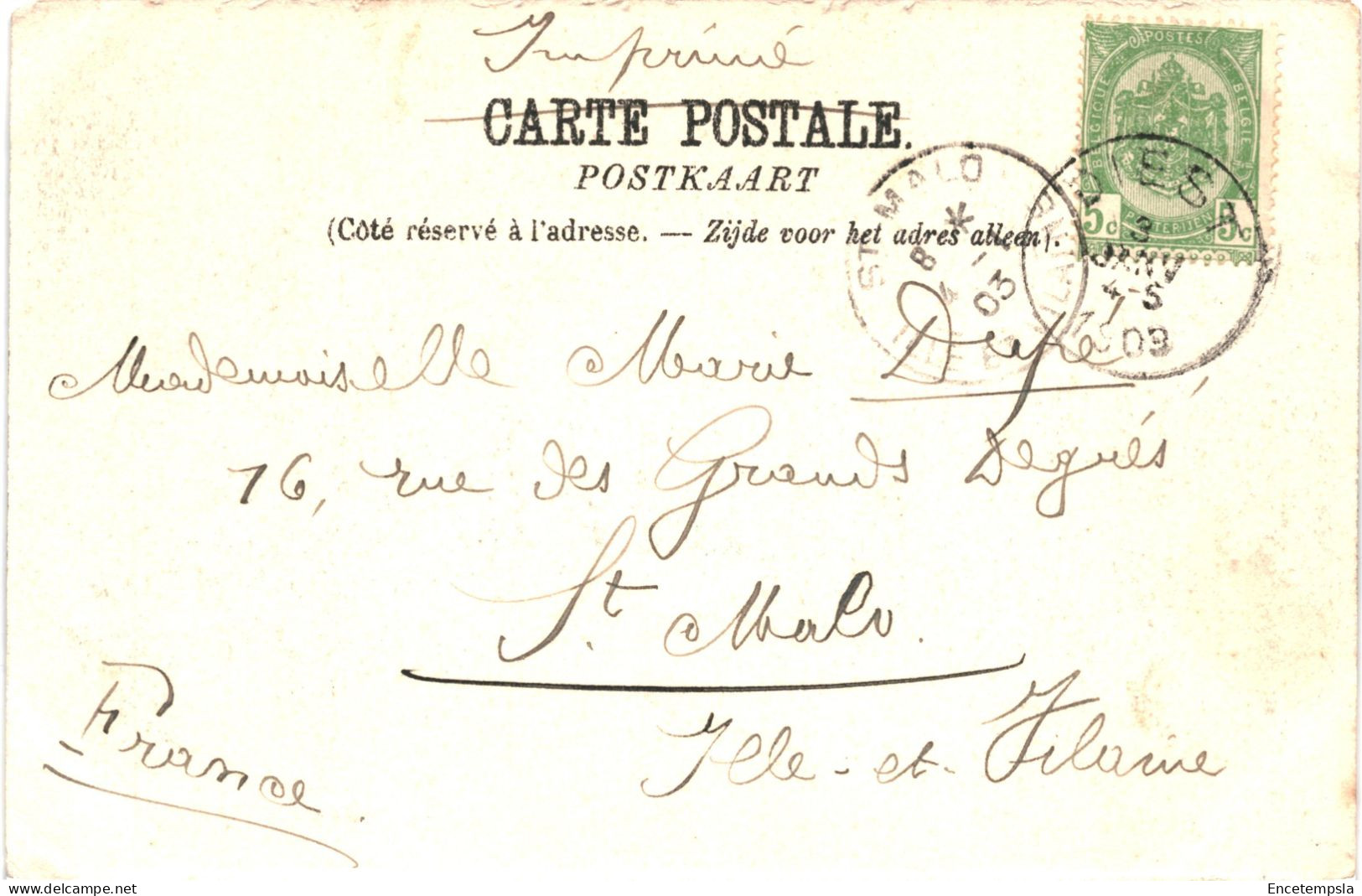 CPA Carte Postale Belgique Diest Porte Se Schaffen 1903  VM78831ok - Diest
