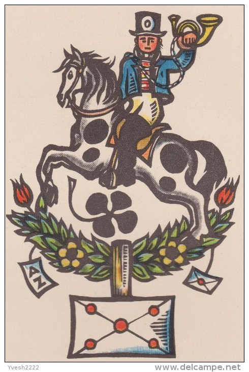 Allemagne 1939. Télégramme Symbolique. Cycle De La Vie. Coccinelle, Bête à Bon Dieu. Oeil Maçonnique, Midi, Blé - Massoneria