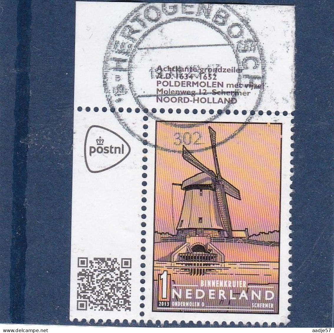 Netherlands Pays Bas 2013 Poldermolen Used 5859 - Gebraucht