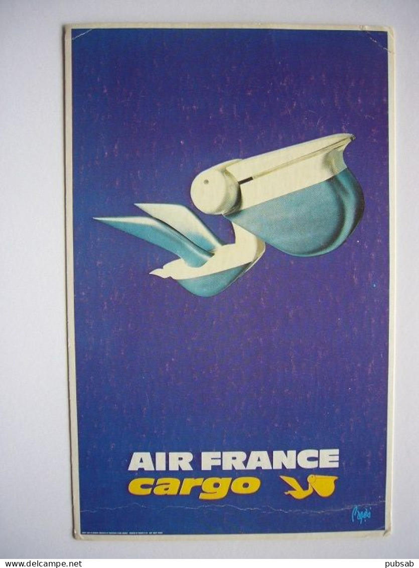 Avion / Airplane / AIR FRANCE / Cargo / Size : 11X17cm - 1946-....: Moderne