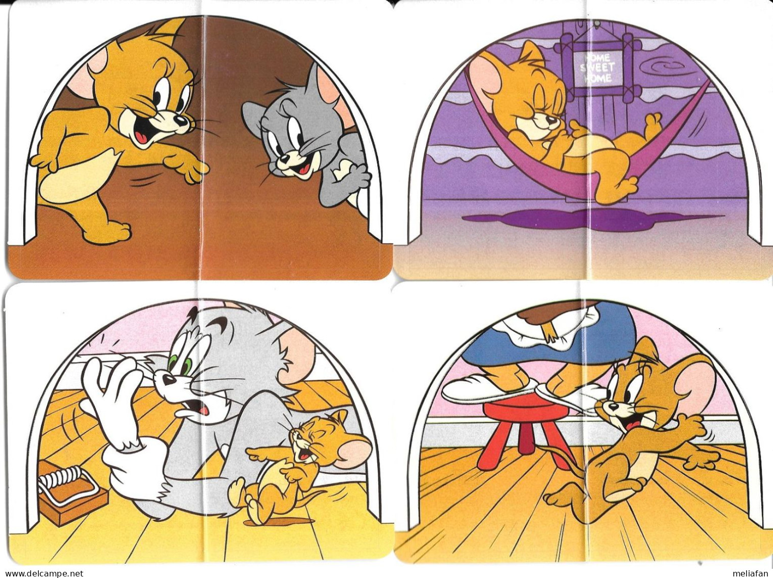 GF649 - SERIE COMPLETE VIGNETTES KELLOGGS - TOM ET JERRY - VOIR DESCRIPTIF - Albums & Catalogues