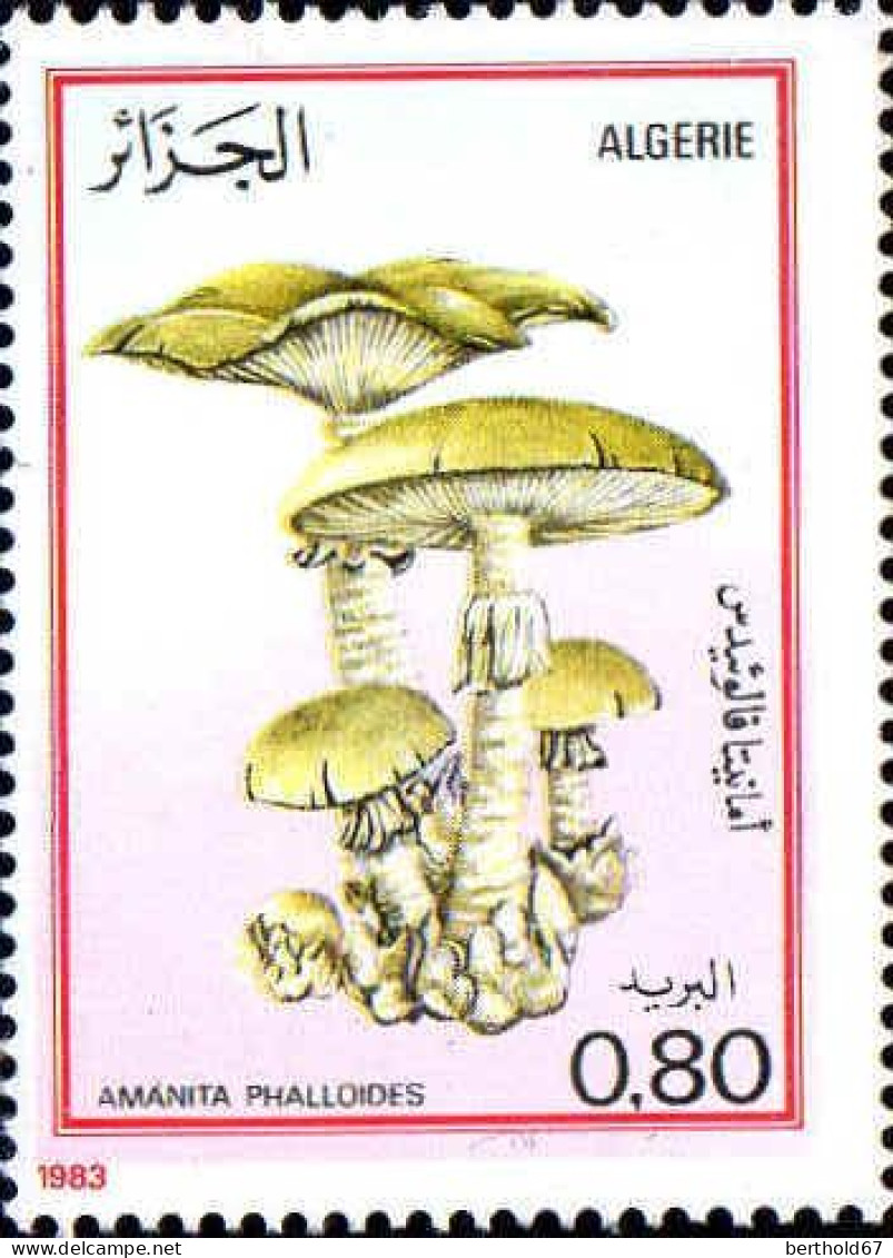 Algérie (Rep) Poste N** Yv: 787/790 Champignons - Algérie (1962-...)