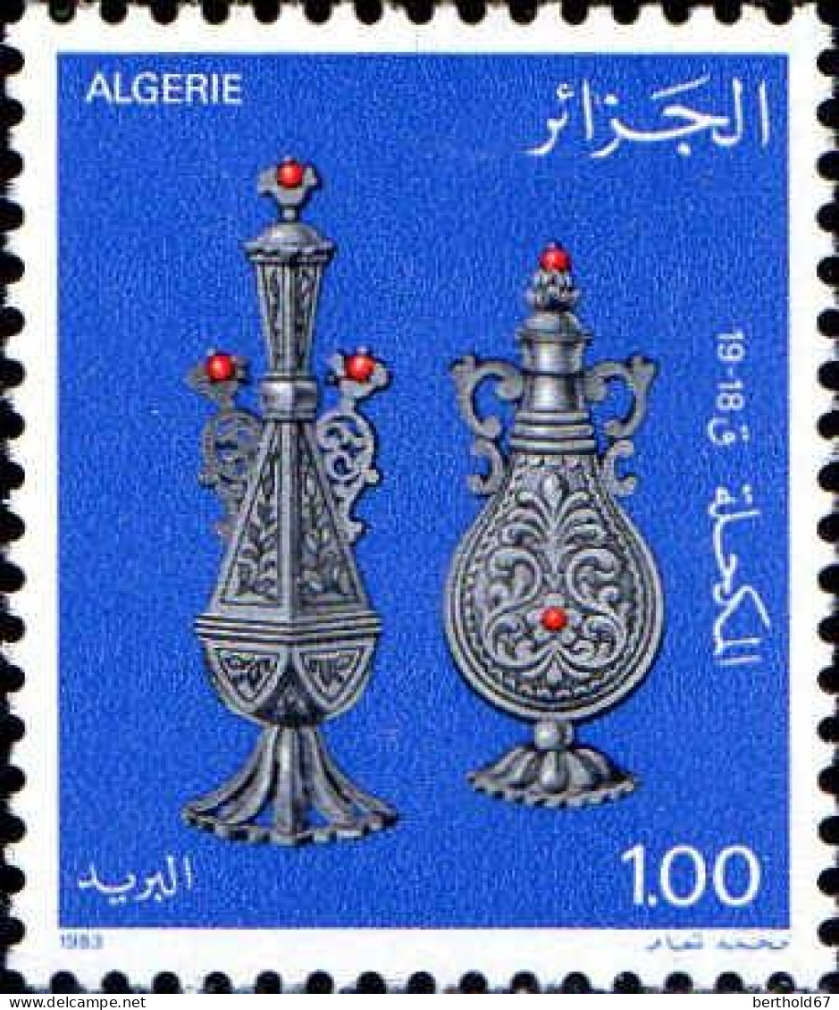 Algérie (Rep) Poste N** Yv: 776/778 Artisanat Orfèvrerie Du 18-19.Siècle - Algérie (1962-...)