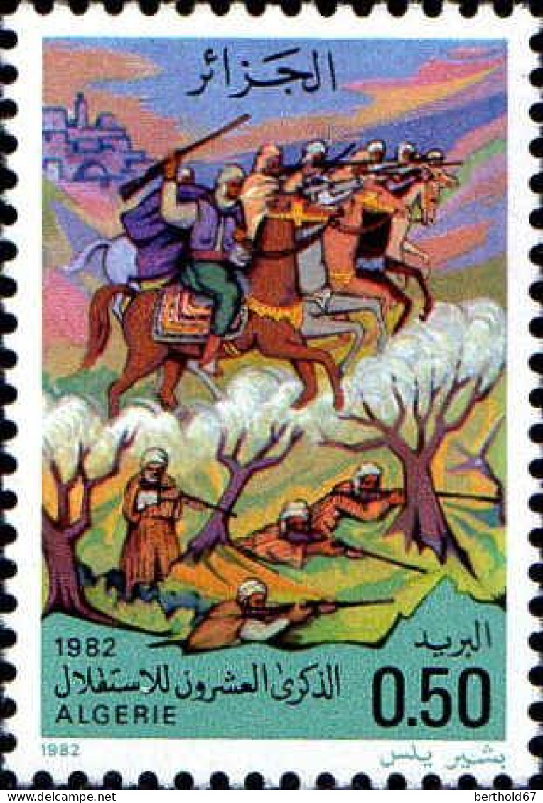 Algérie (Rep) Poste N** Yv: 766/768 20.Anniversaire De L'Indépendance - Algérie (1962-...)