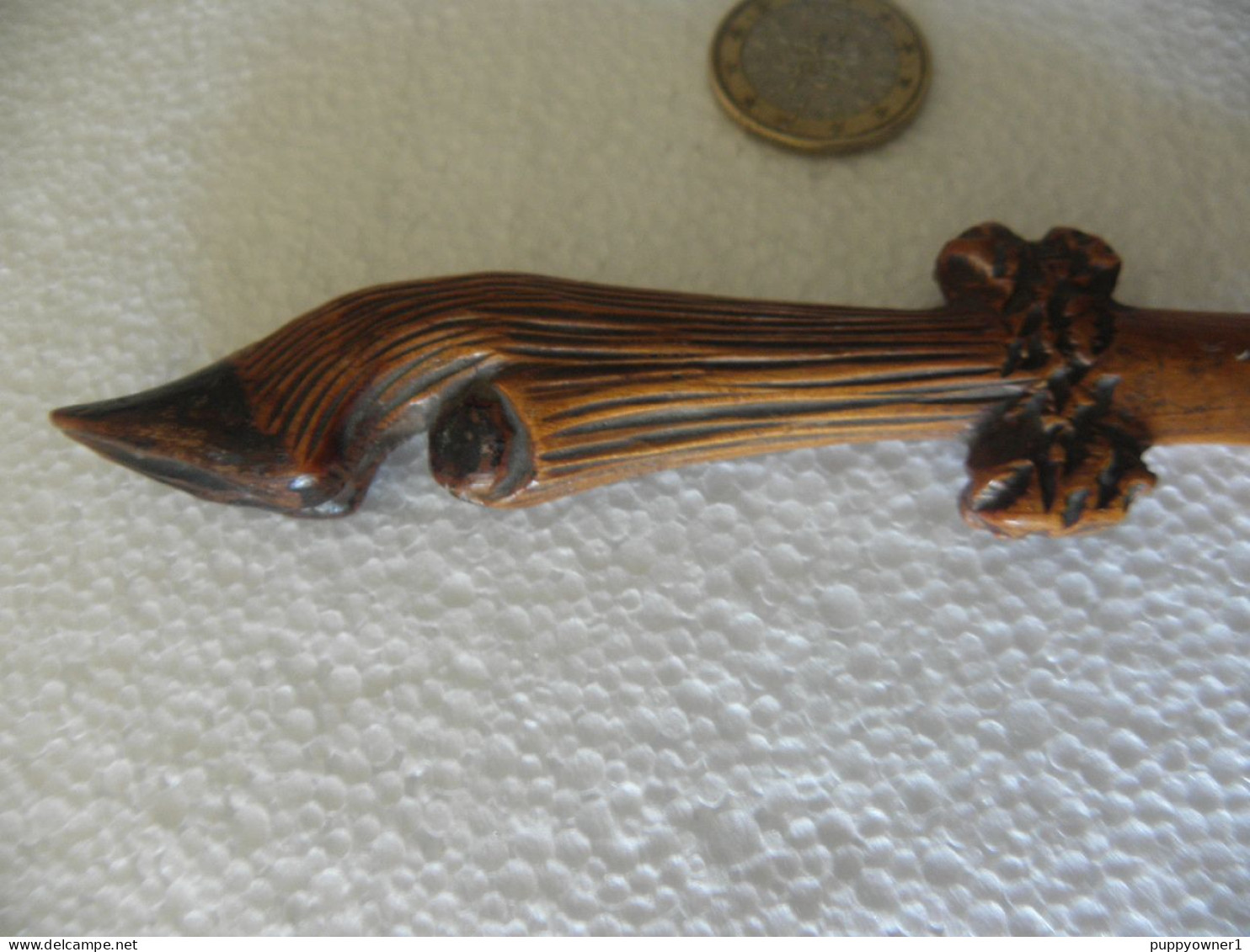 Antique Ouvre-lettre En Bois Pied De Cerf - Letter-opener