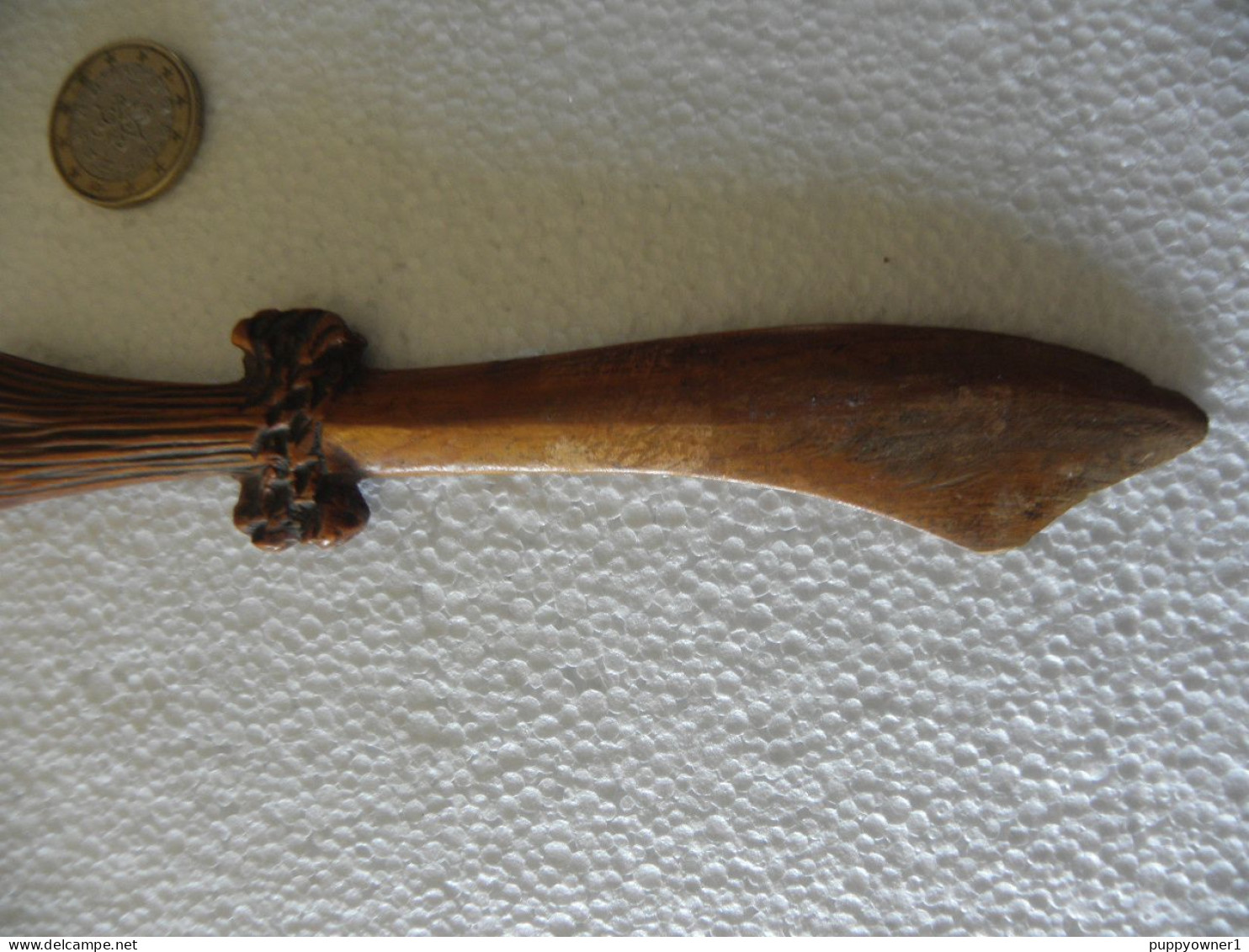 Antique Ouvre-lettre En Bois Pied De Cerf - Letter-opener