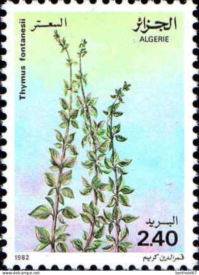 Algérie (Rep) Poste N** Yv: 762/765 Plantes Médicinales - Algérie (1962-...)