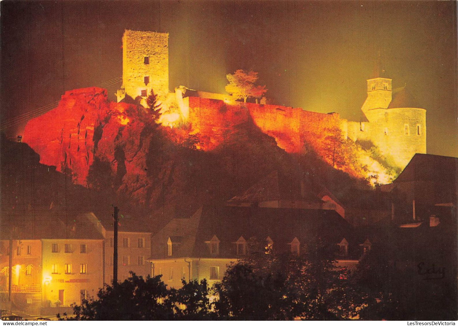 LUXEMBOURG - Esch Sur Sure - Les Illuminations Du Château - Colorisé - Carte Postale - Esch-sur-Sure