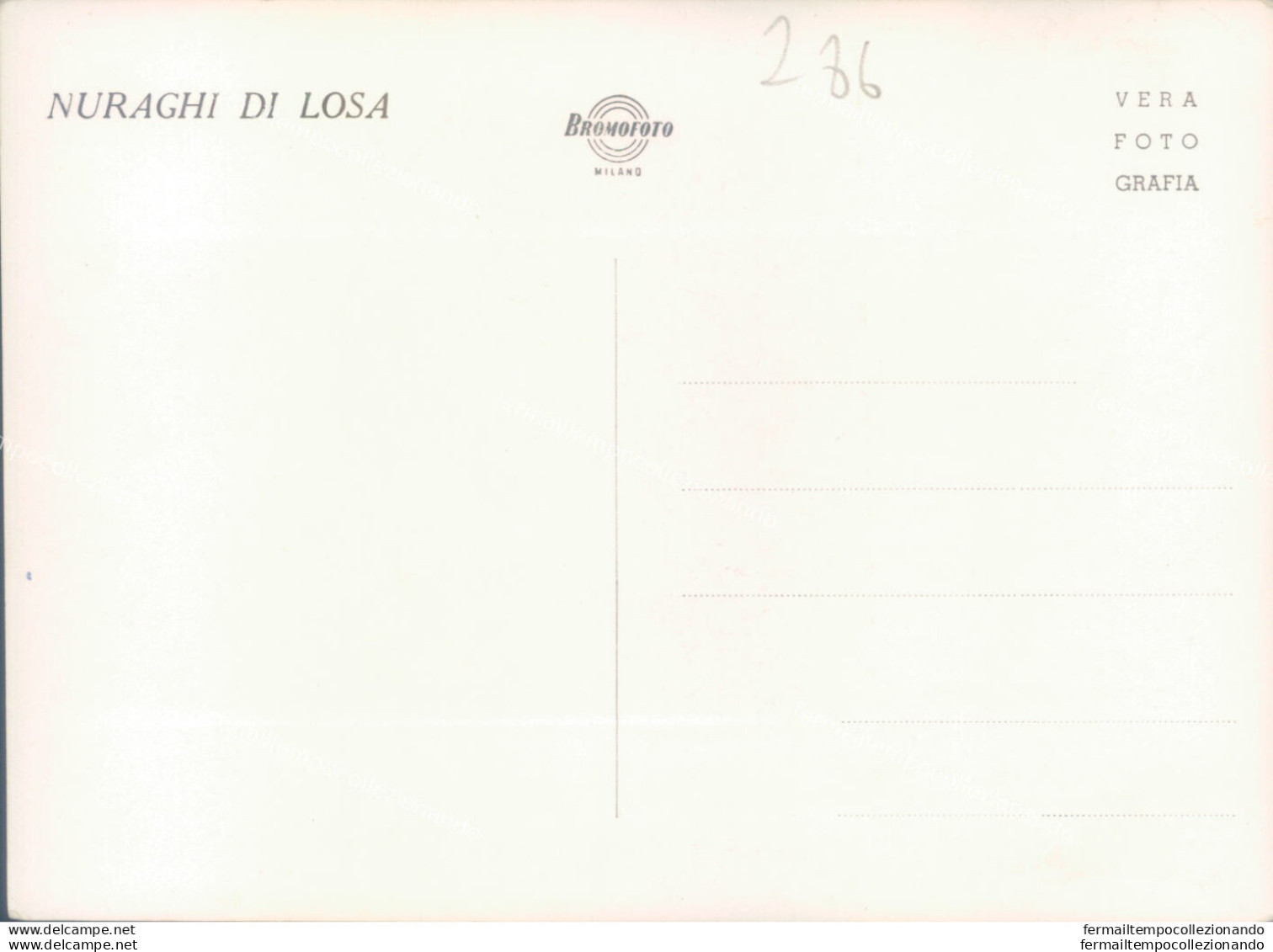 Z86 Cartolina Nuraghi Di Losa - Oristano