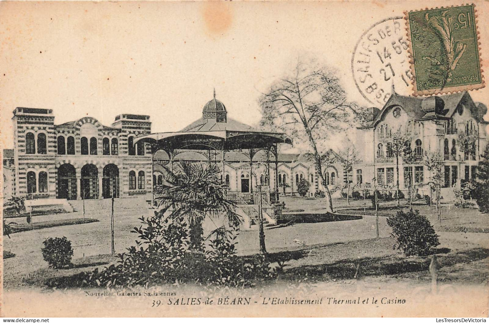 FRANCE - Salies De Béarn - L'établissement Thermal Et Le Casino - Carte Postale Ancienne - Salies De Bearn