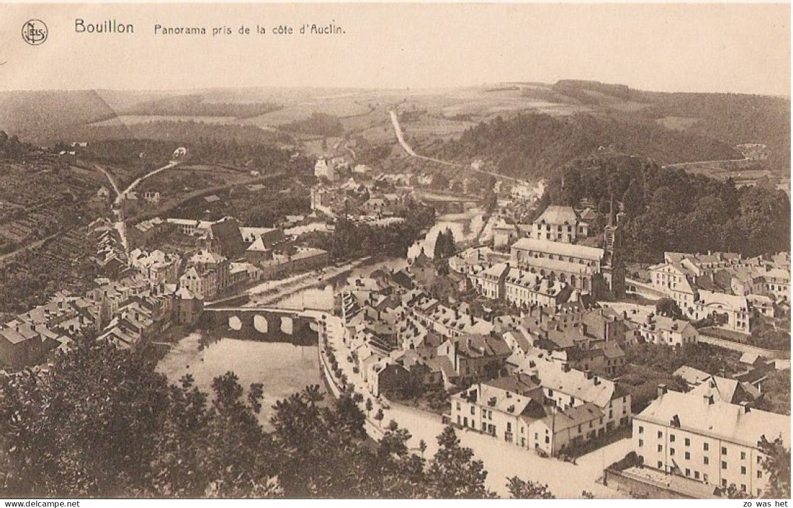 Bouillon, Panorama Pris De La Côte D 'Auclin - Bouillon