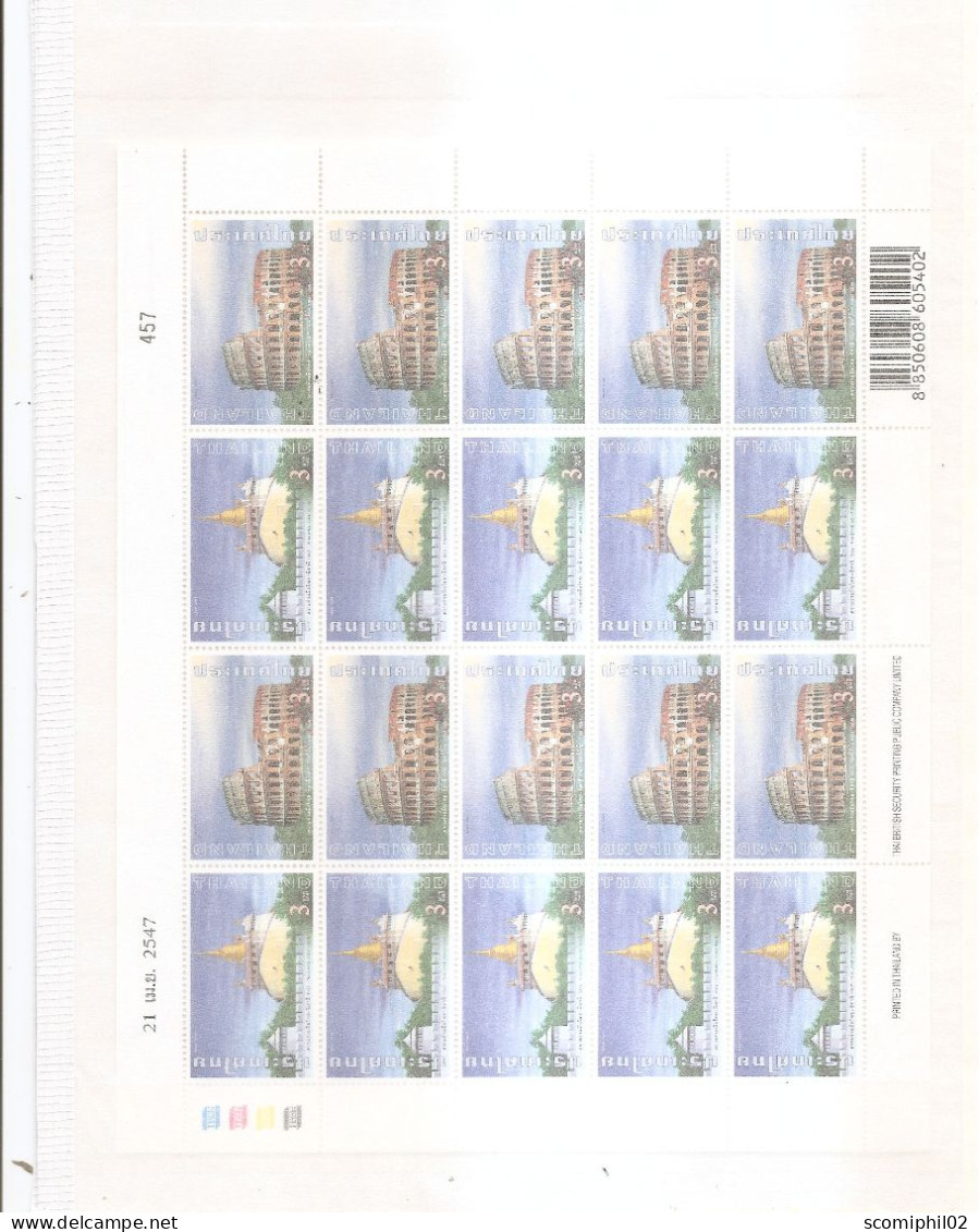 Thailande ( 2106/2107 En Feuille XXX -MNH ) - Thailand