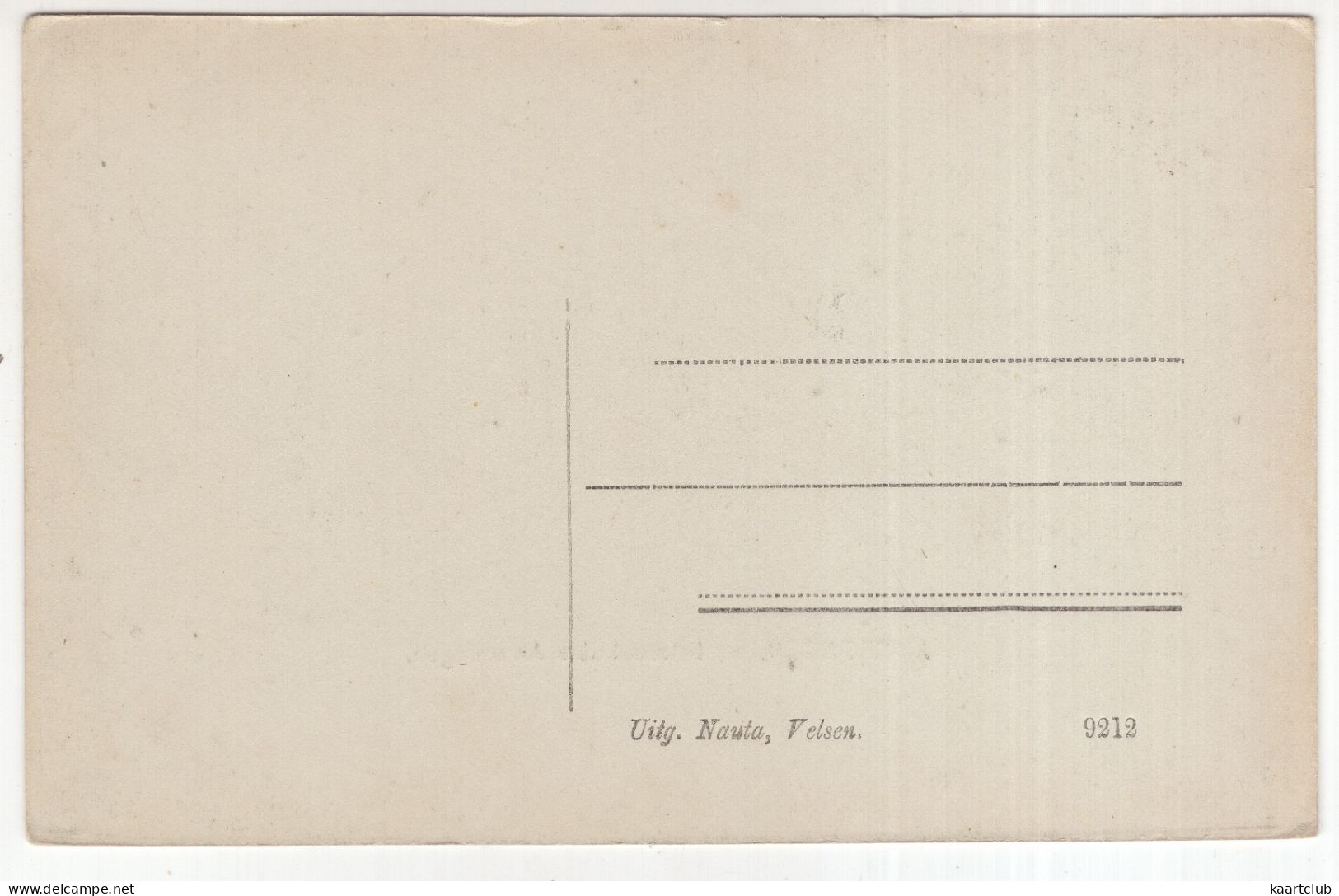 Amerongen, -- Intree Huize Amerongen - (Nederland/Holland) - (Uig. Nauta, Velsen. 9212) - Amerongen