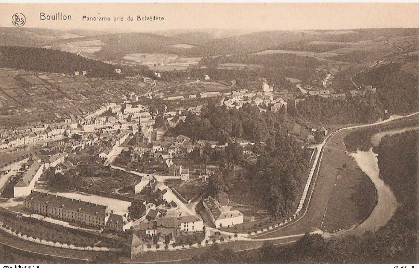 Bouillon, Panorama Pris Du Belvêdére - Bouillon