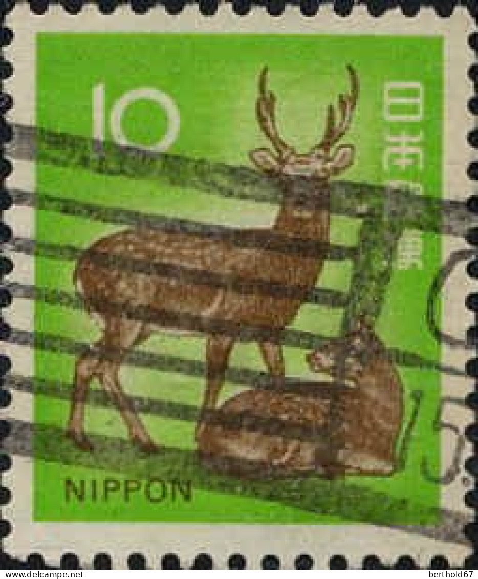 Japon Poste Obl Yv:1033 Mi:1135A Daims Sika (Belle Obl.mécanique) - Used Stamps