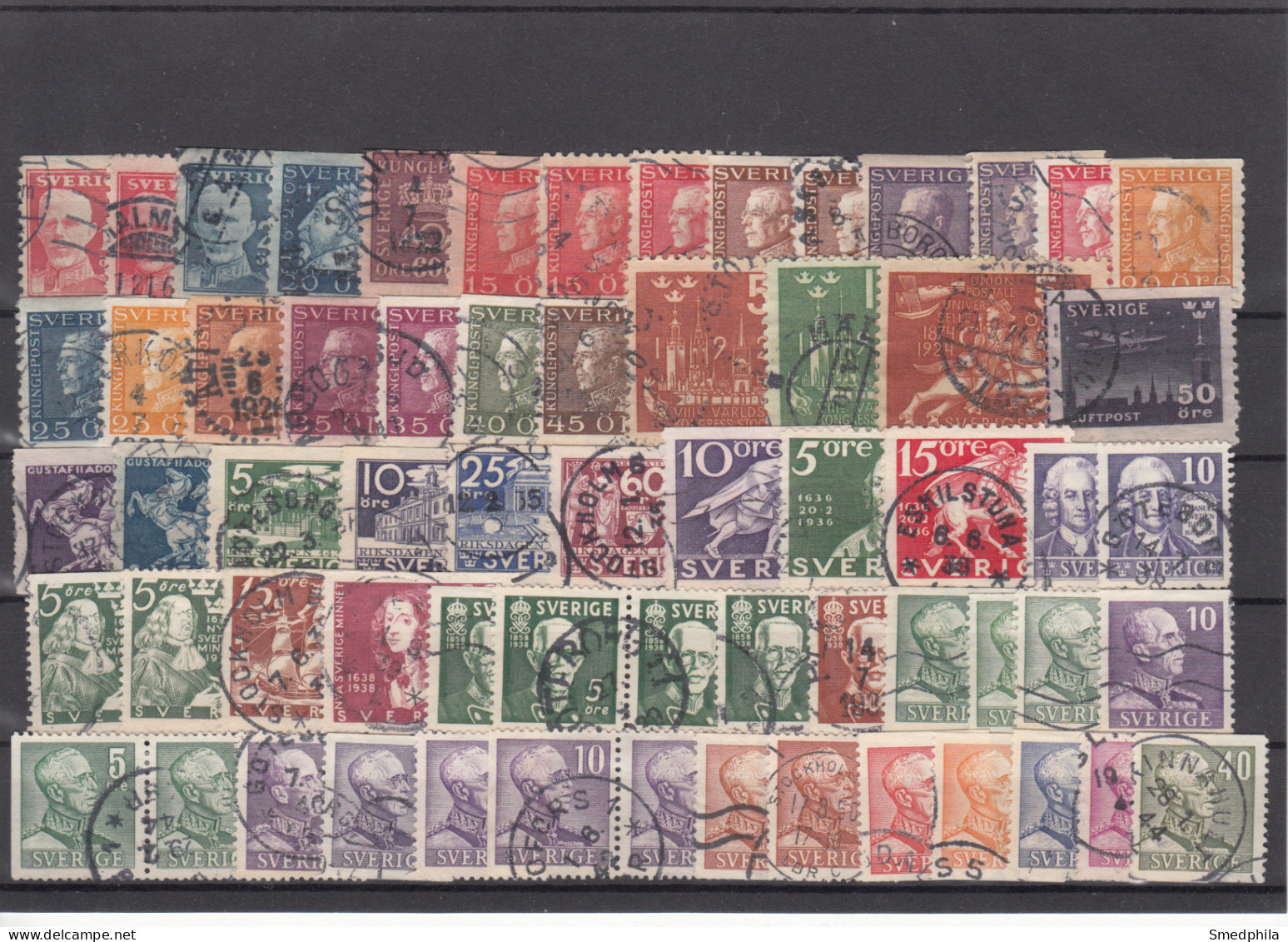 Sweden - Lot Used 1920-1940s - Collezioni