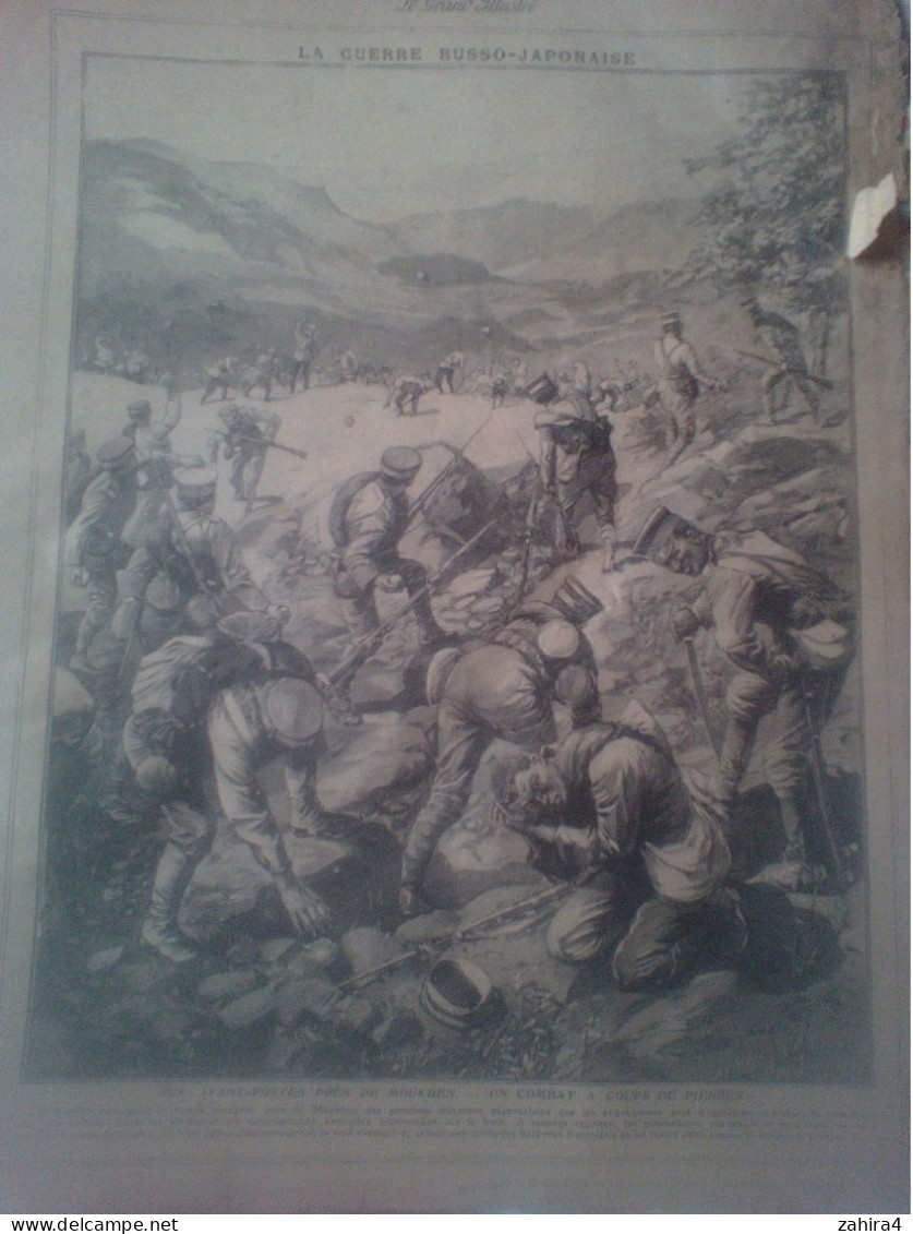 Le Grand Illustré La Dépèche 39 Jaurès Déroulède Mandchourie Caricature Gavarni Guerre Russo-Japonais Combat à La Pierre - 1900 - 1949