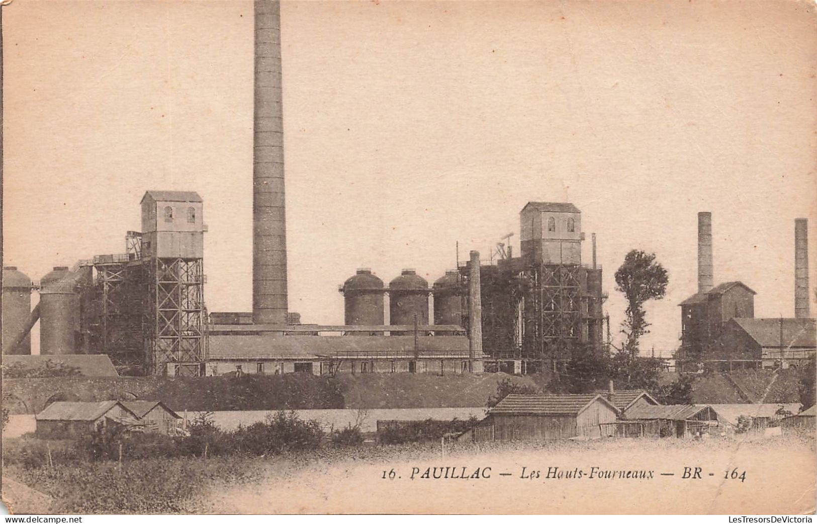 FRANCE - Pauillac - Les Hauts Fourneaux - Carte Postale Ancienne - Pauillac