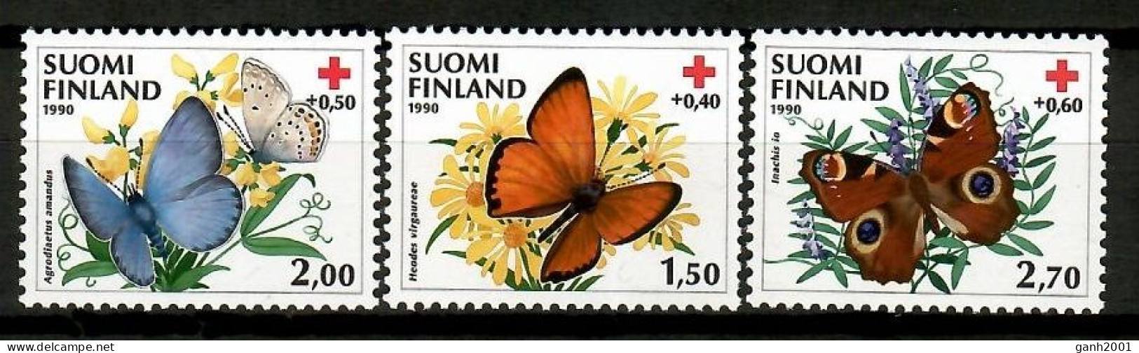 Finland 1990 Finlandia / Butterflies MNH Mariposas Papillons Schmetterlinge / Cu12100  18-37 - Butterflies