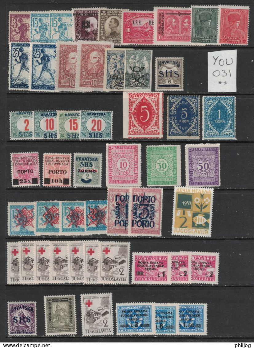 Yougoslavie - Lot De Timbres Neufs SANS Charnière Pour La Plupart - Unused Stamps