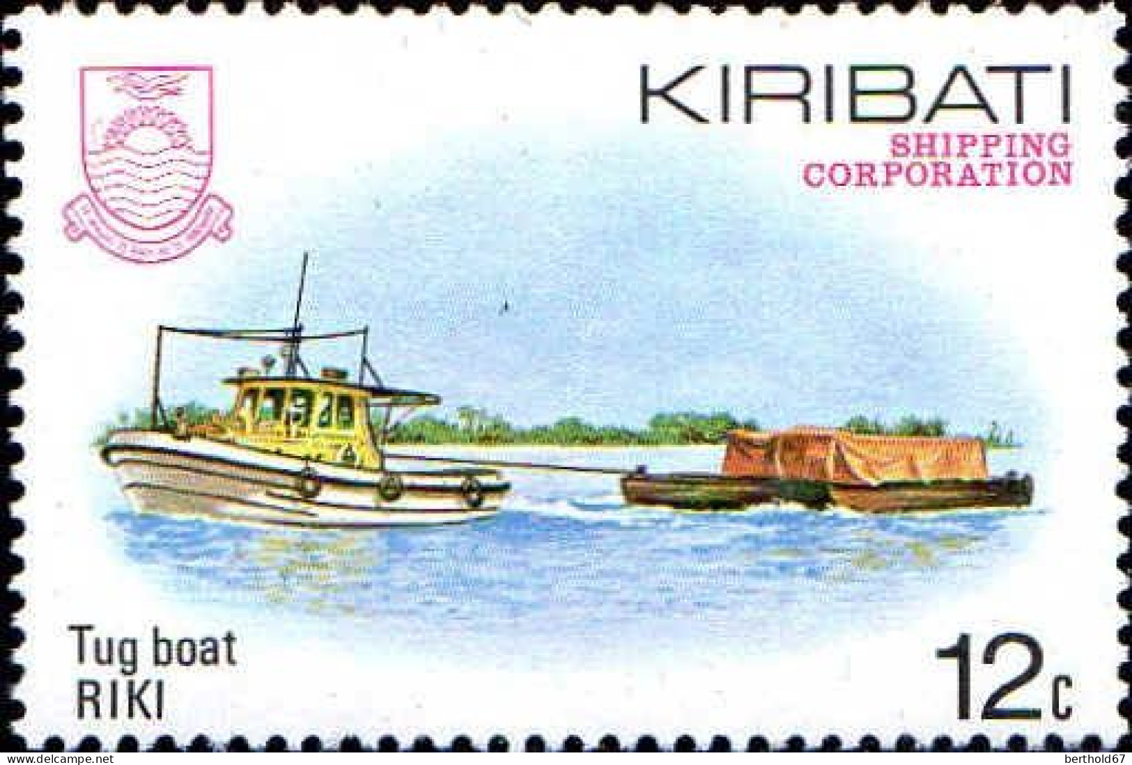 Kiribati Poste N** Yv:118/121 Shipping Corporation - Kiribati (1979-...)