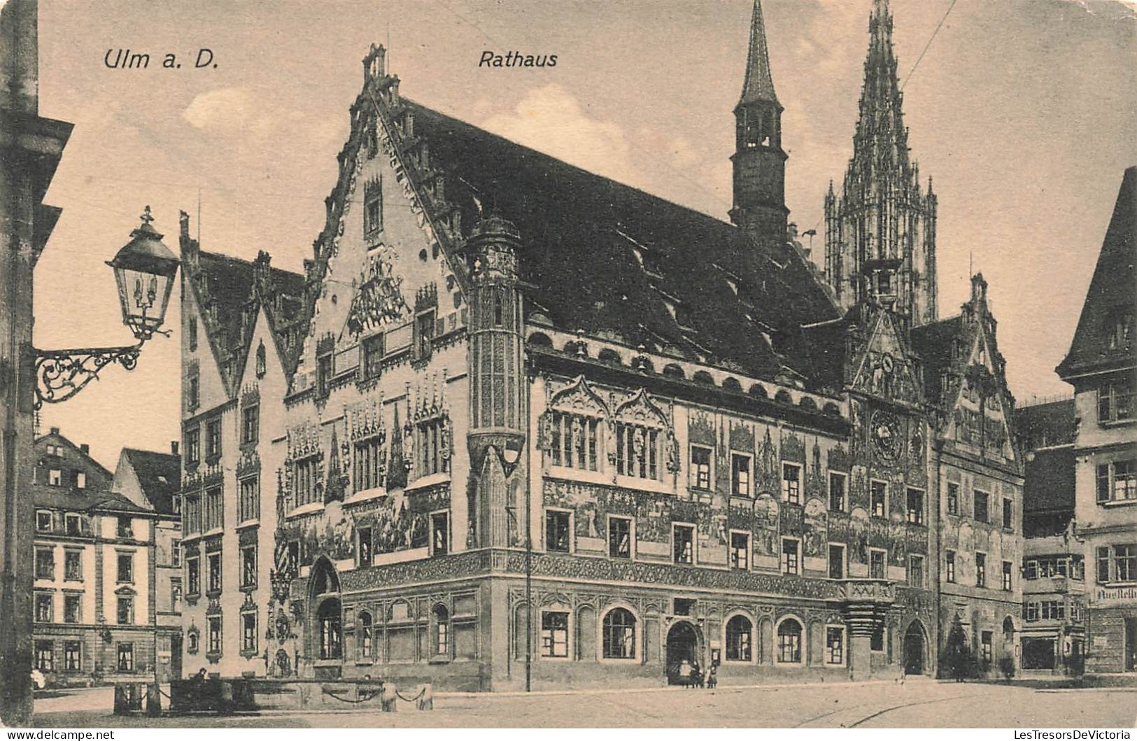 ALLEMAGNE - Ulm A D - Rathaus - Vue Générale De La Marie - Vue De L'extérieur - Carte Postale Ancienne - Ulm