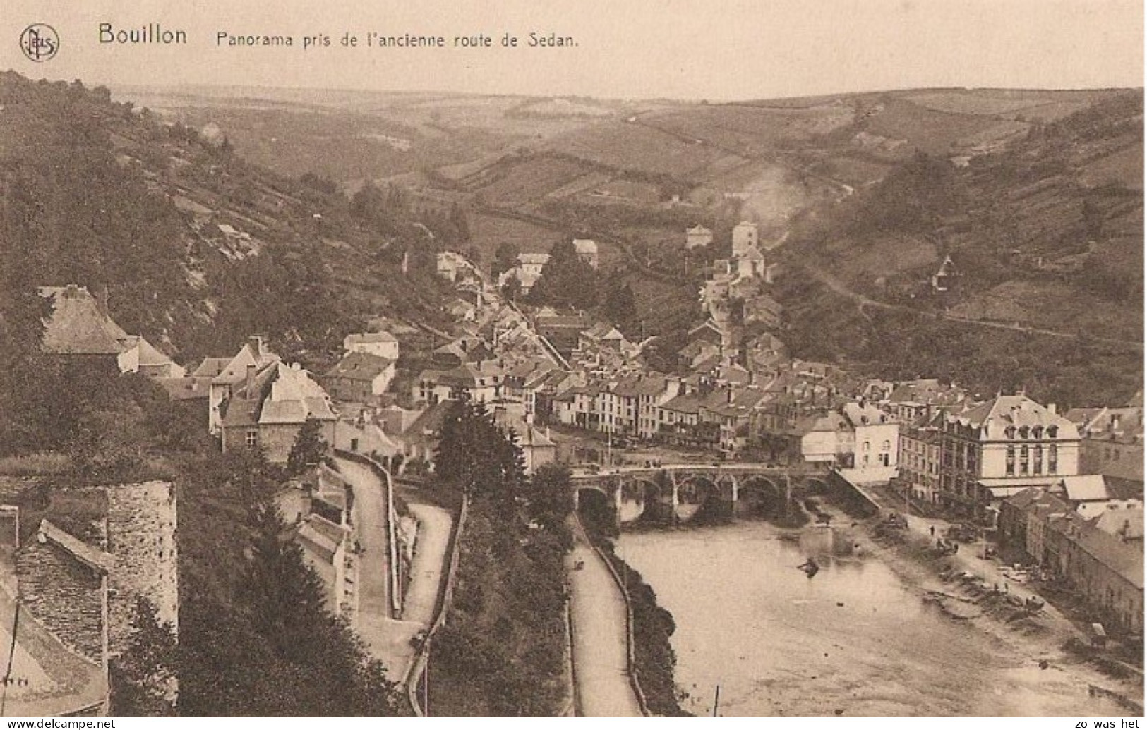 Bouillon, Panorama Pris De L'ancienne De Sedan - Bouillon